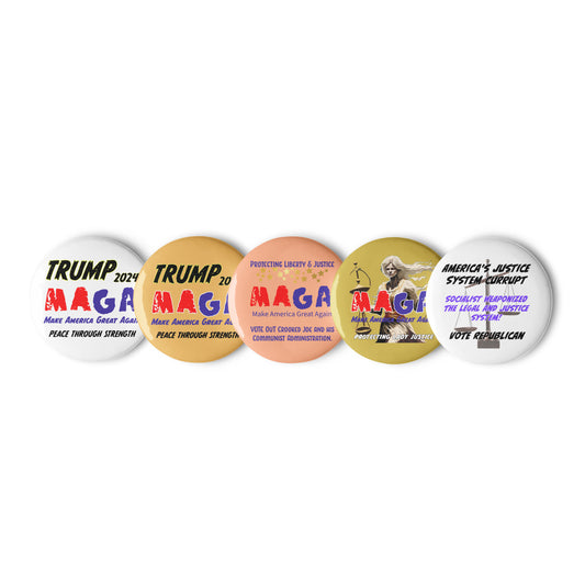 MAGA 954 Signature Set of pin buttons