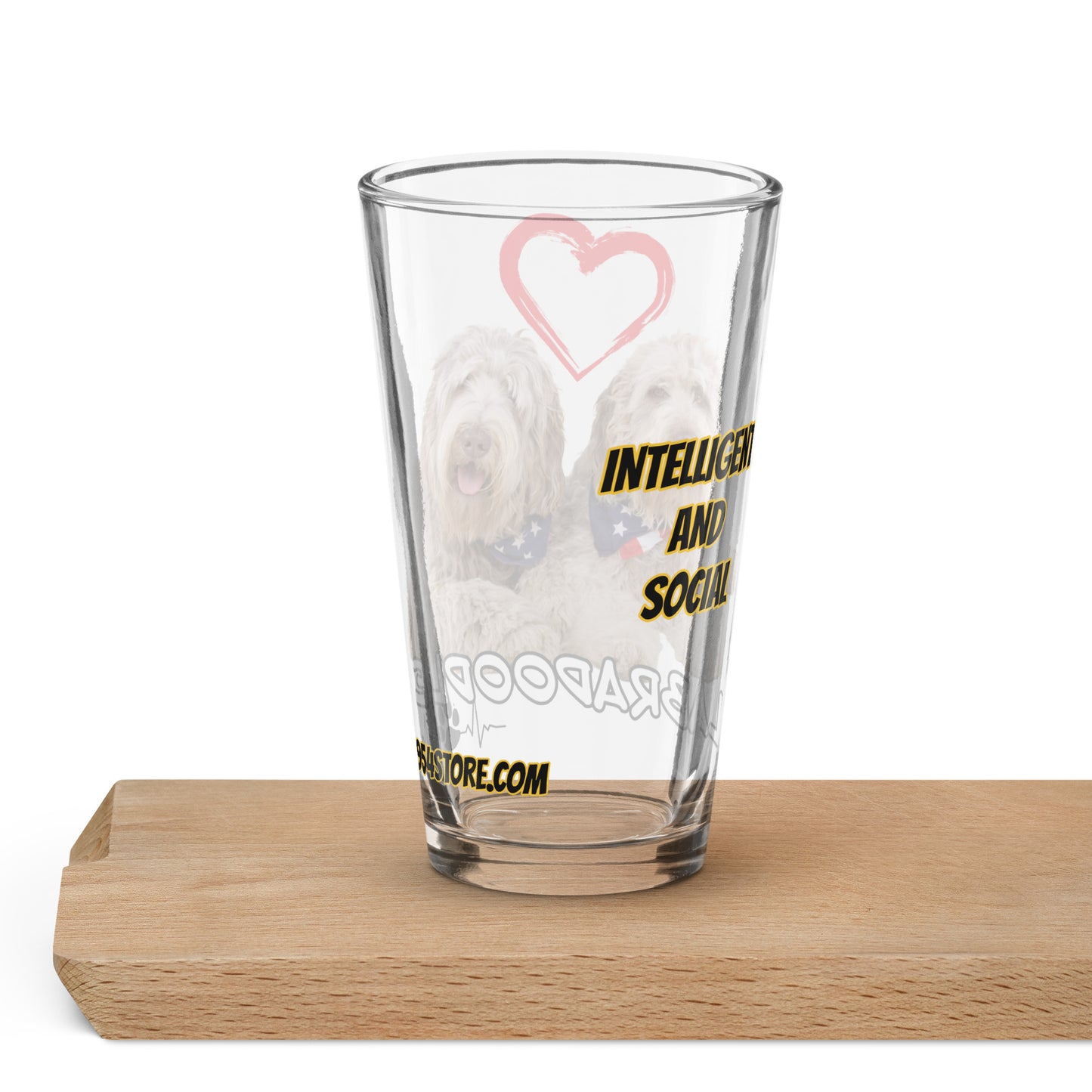 Labradoodles 954 Signature pint glass