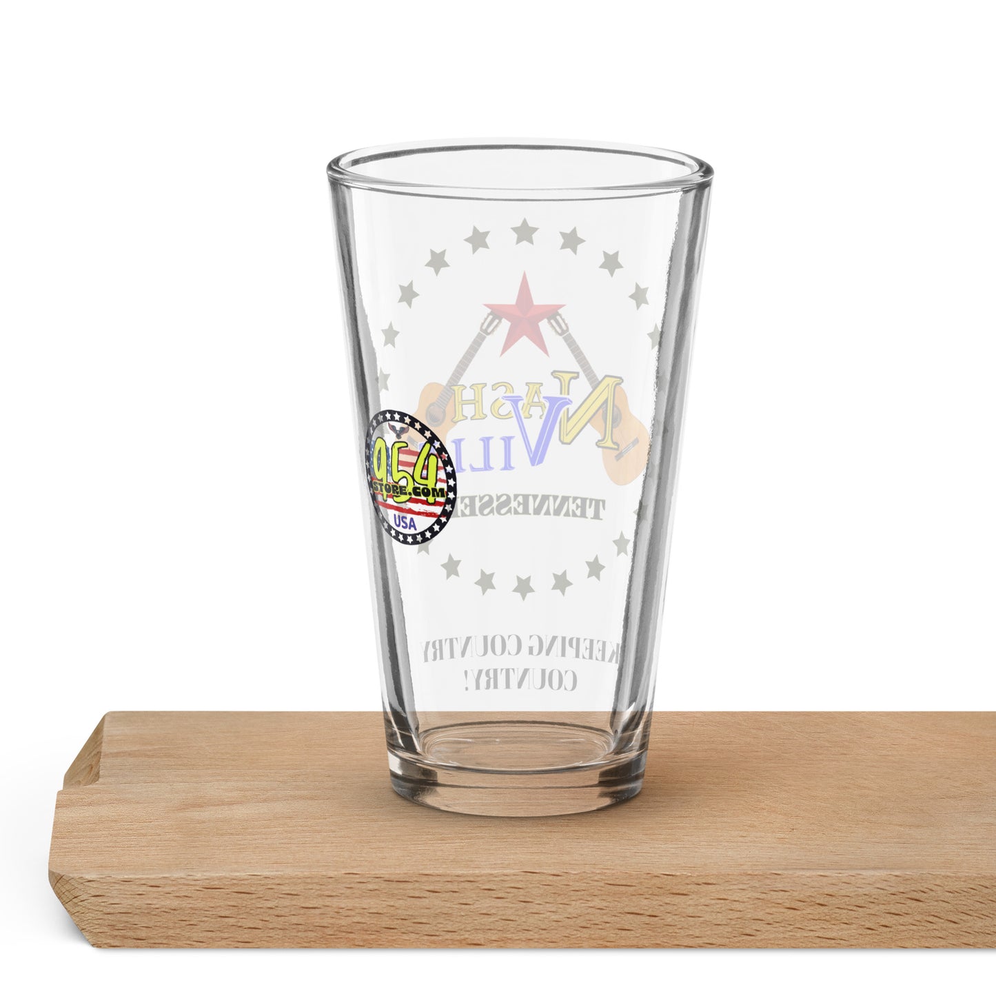 Nashville 954 Signature Shaker pint glass