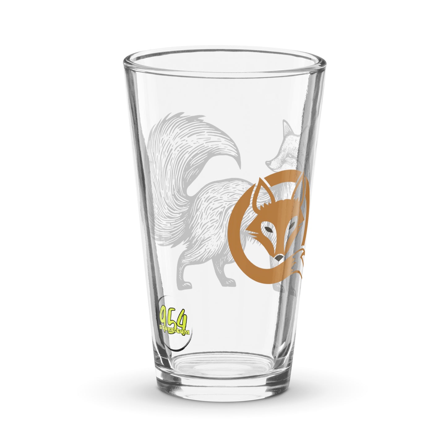 Fox Tail 954 Signature Shaker pint glass