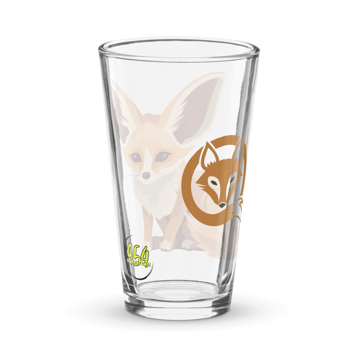 Fox Ears 954 Signature Shaker pint glass