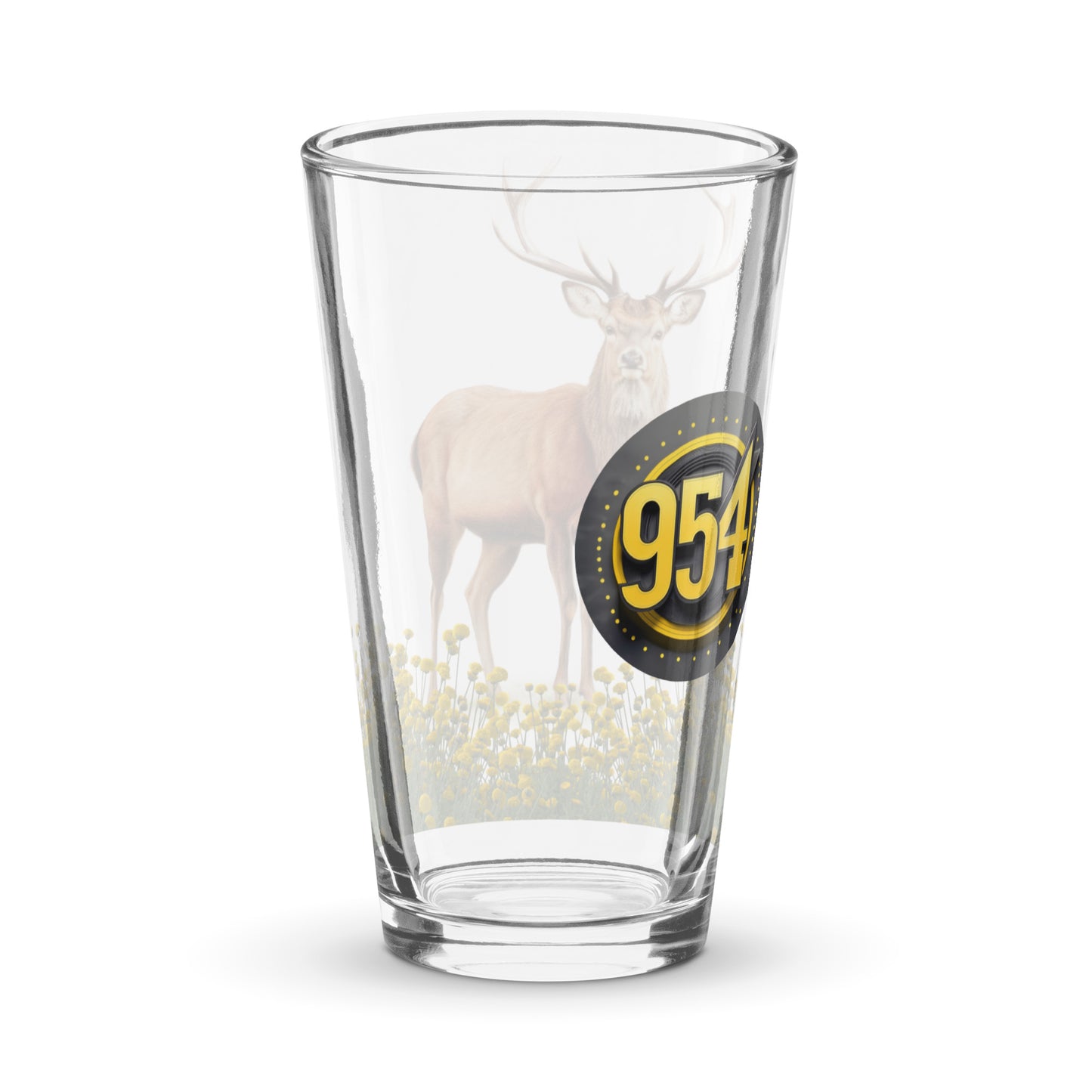 Spotted 954 Siganture Shaker pint glass