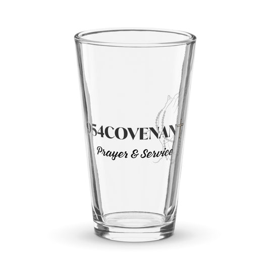 Prayer Shaker pint glass