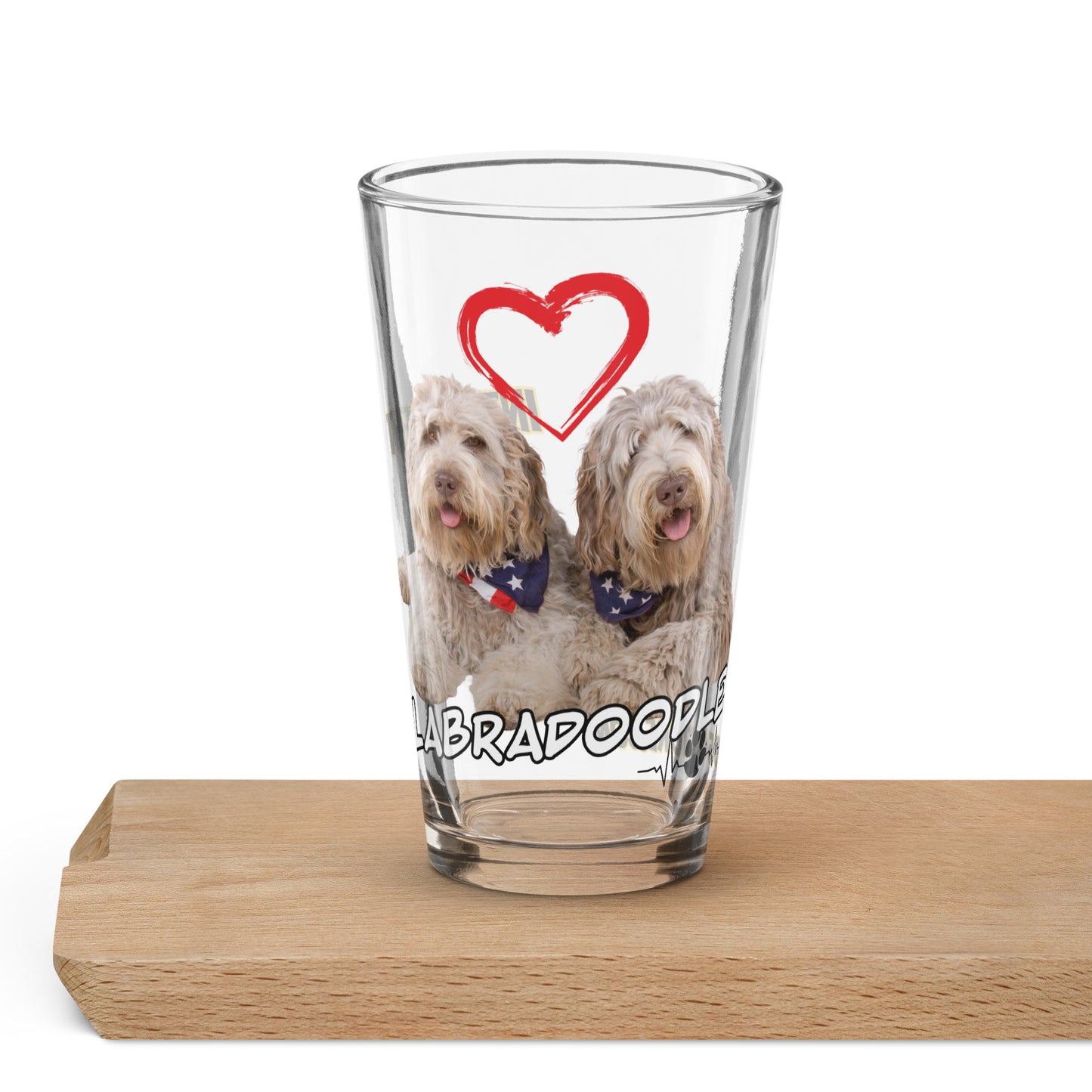 Labradoodles 954 Signature pint glass