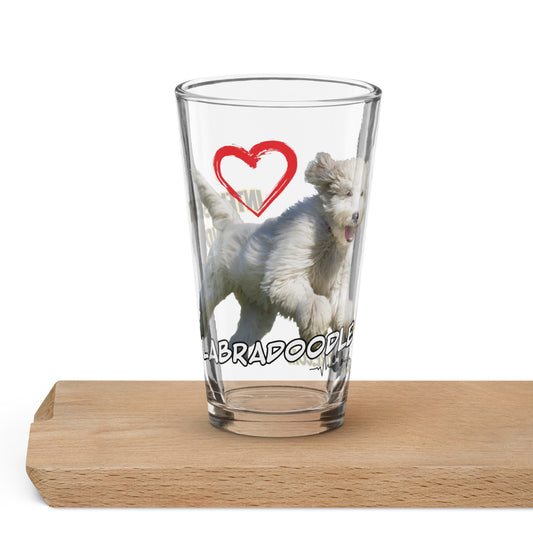 Labradoodle 954 Signature pint glass