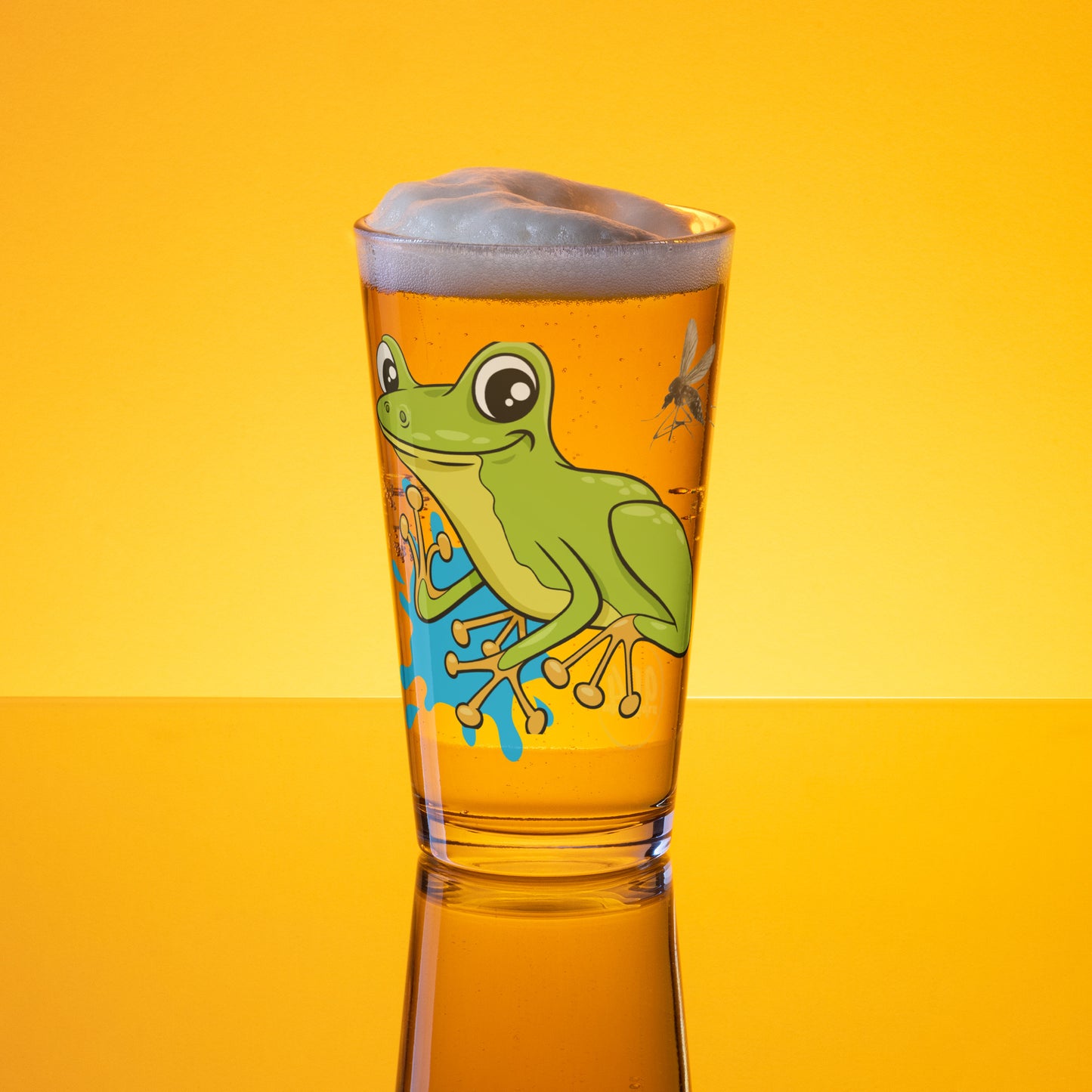 Frog 954 Signature Shaker pint glass