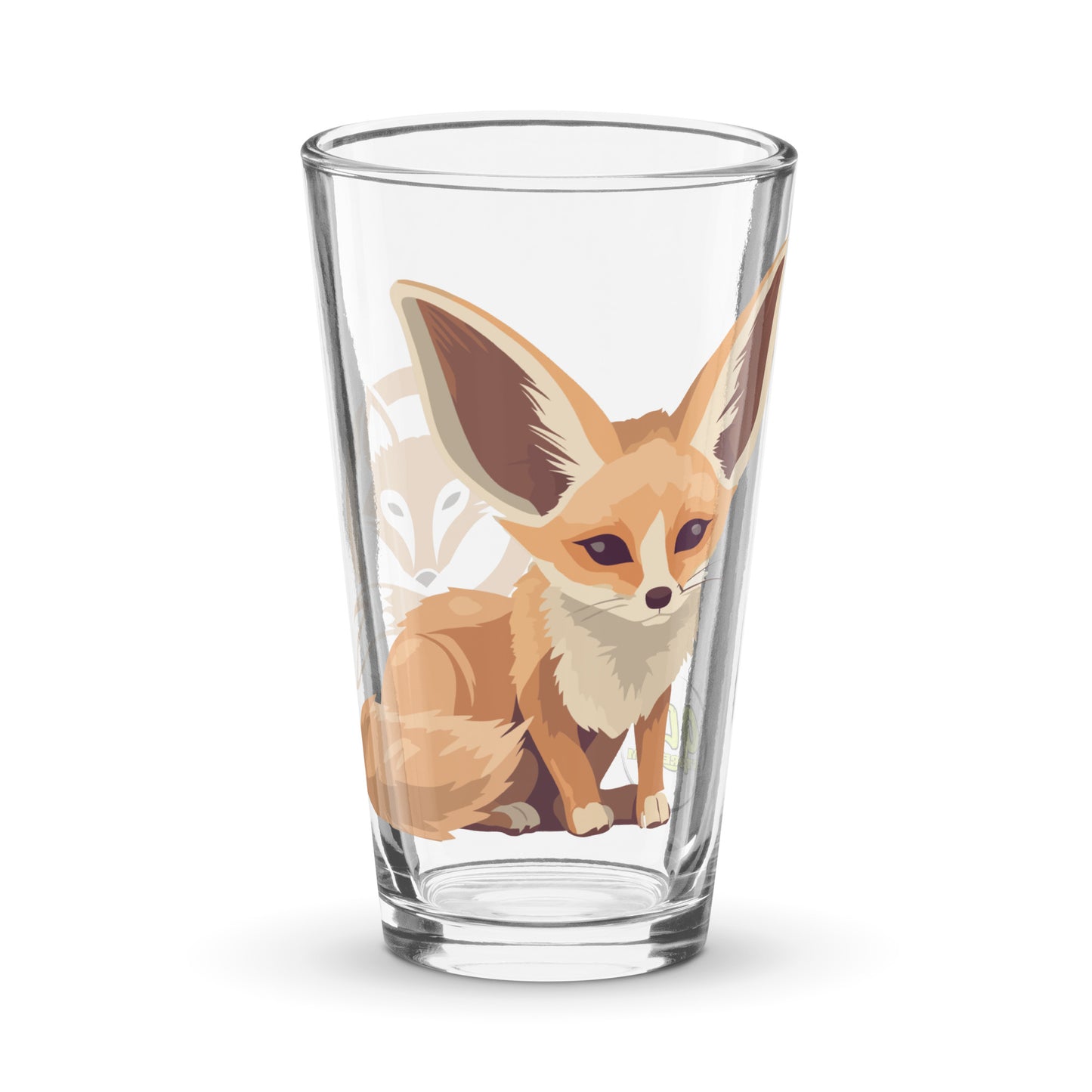 Fox Ears 954 Signature Shaker pint glass