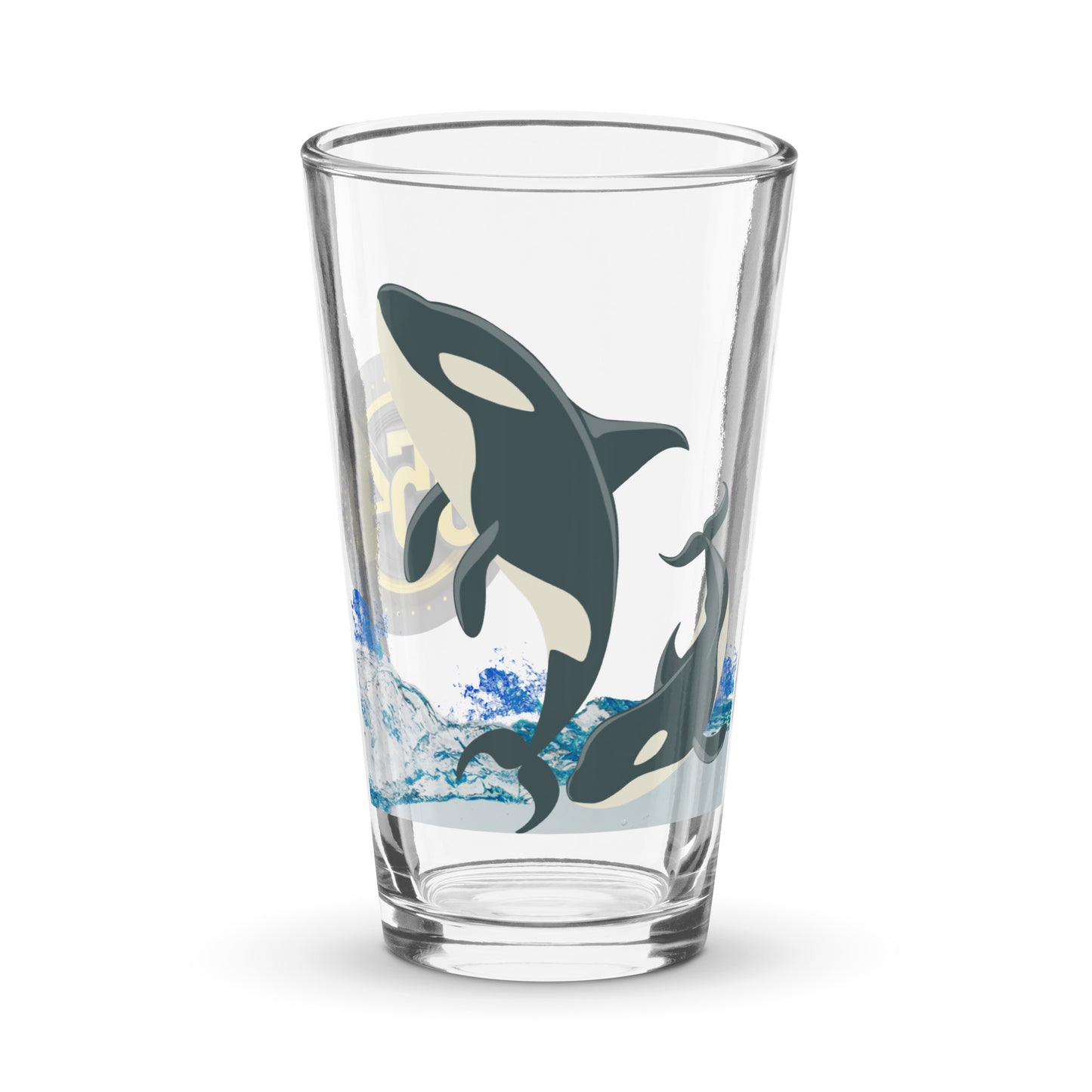 Whales 954 Signature Shaker pint glass