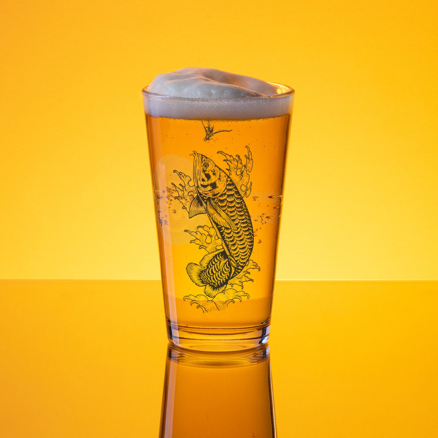 Angler #5 954 Signature Shaker pint glass