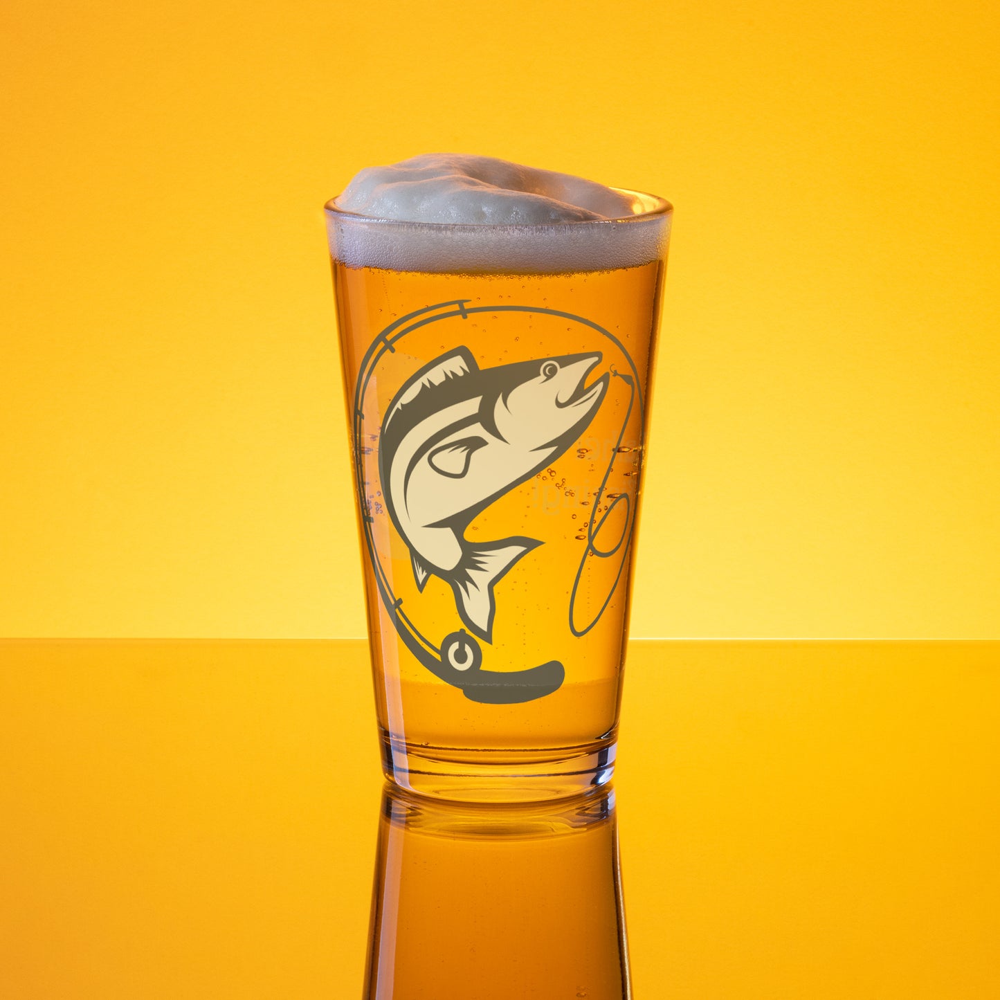 Angler #6 954 Signature Shaker pint glass