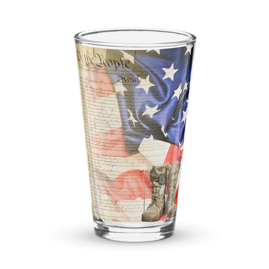 "We The People" 954 Signature Shaker pint glass