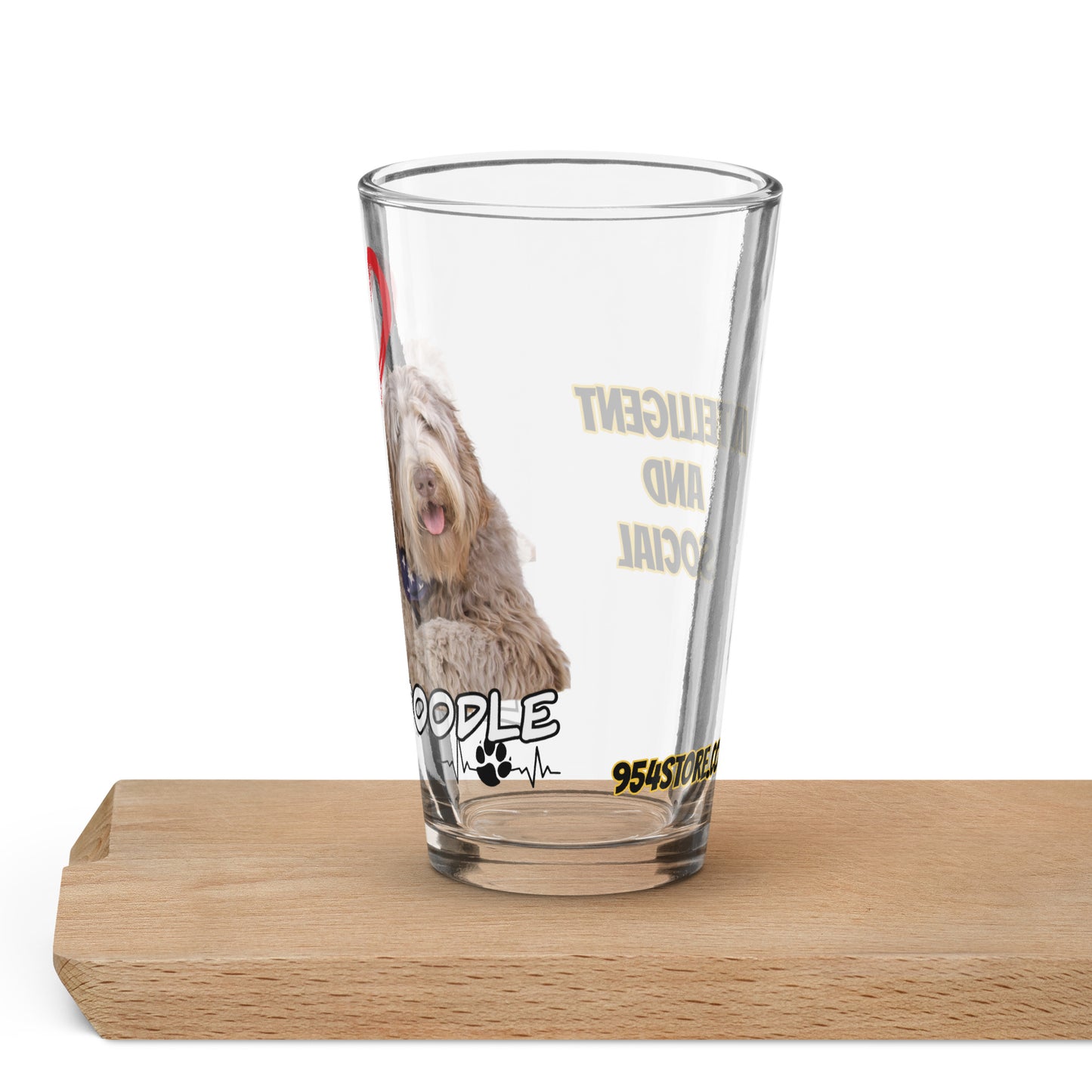 Labradoodles 954 Signature pint glass