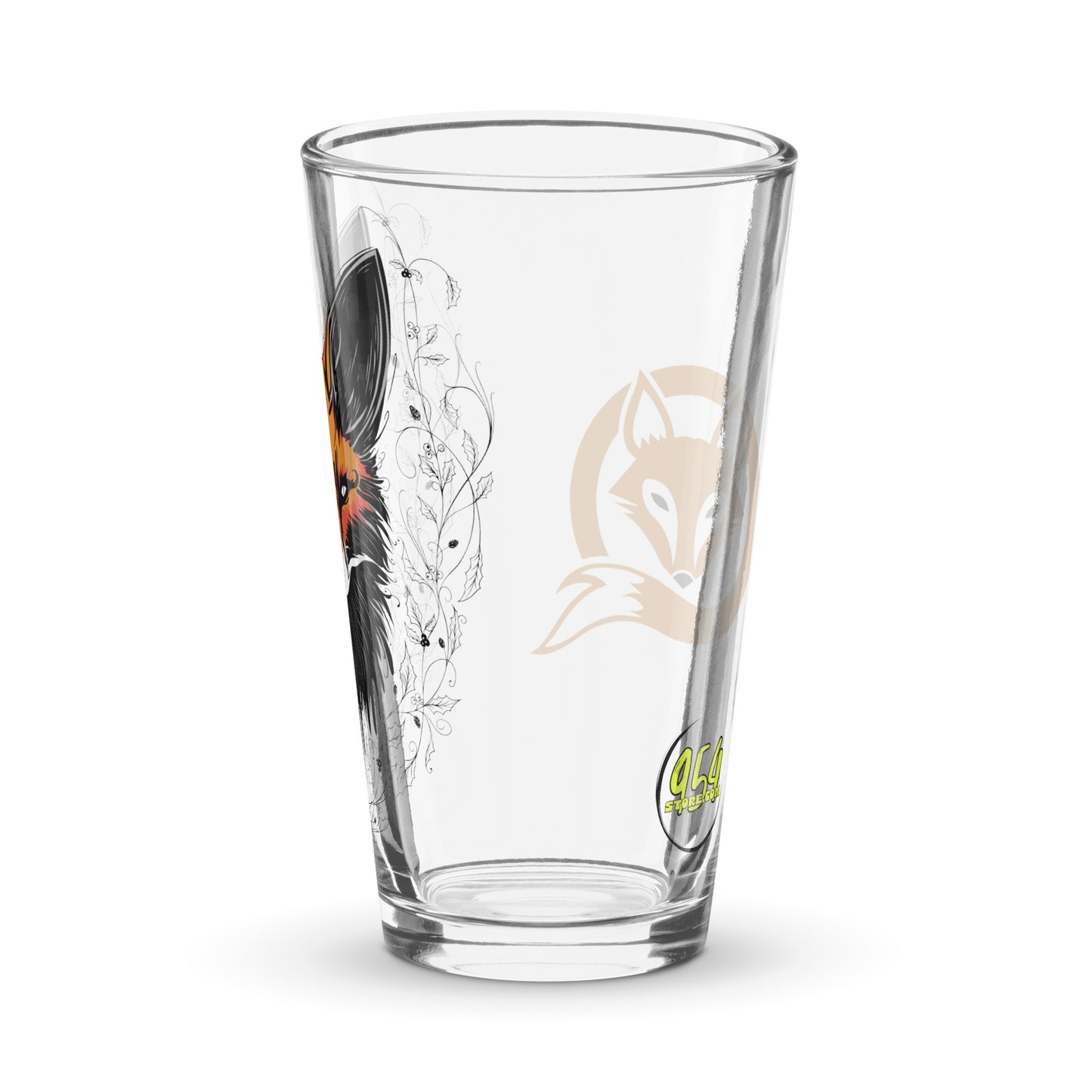 Fox Head 954 Signature Shaker pint glass