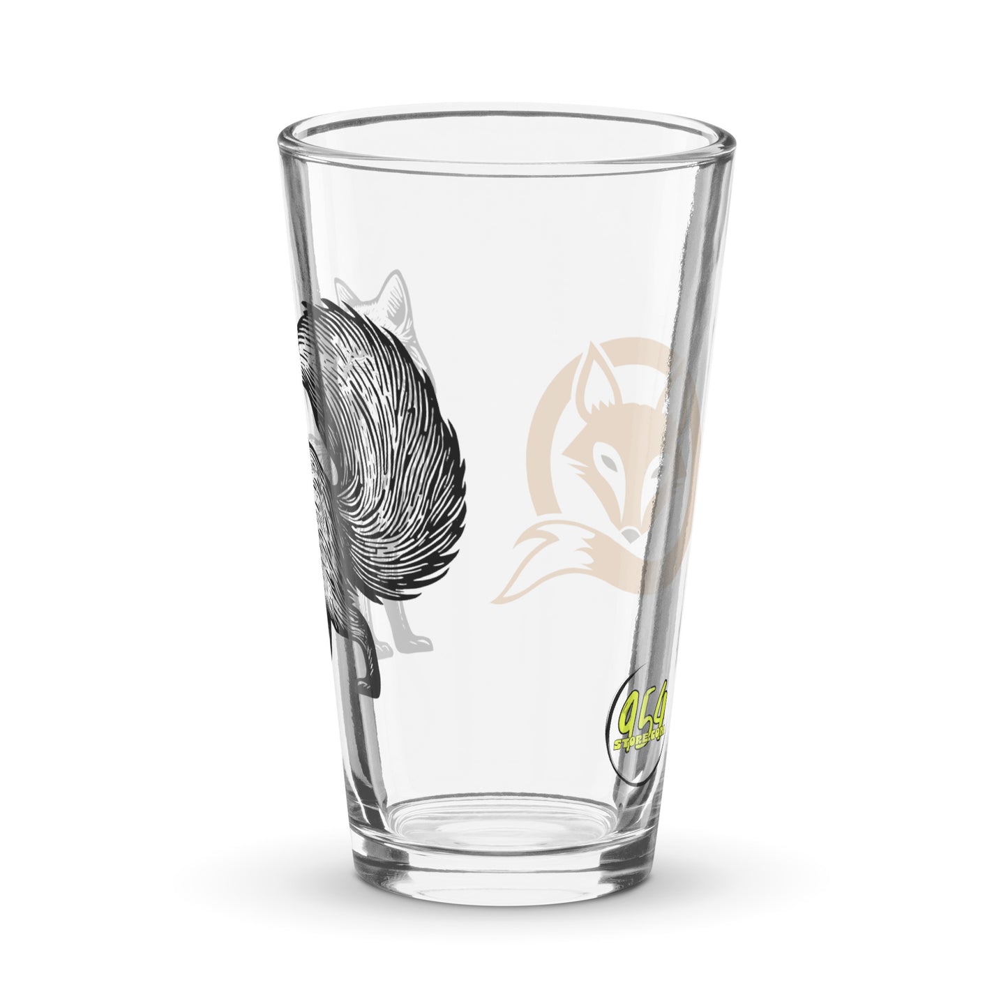 Fox Tail 954 Signature Shaker pint glass