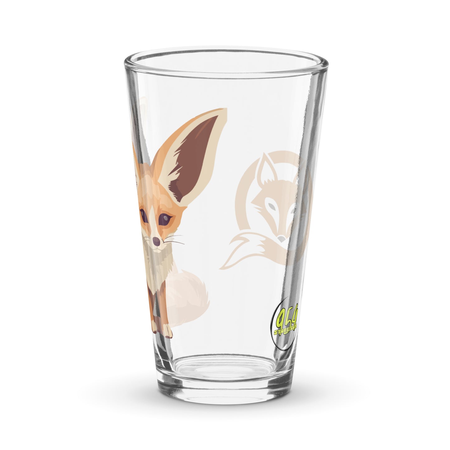 Fox Ears 954 Signature Shaker pint glass