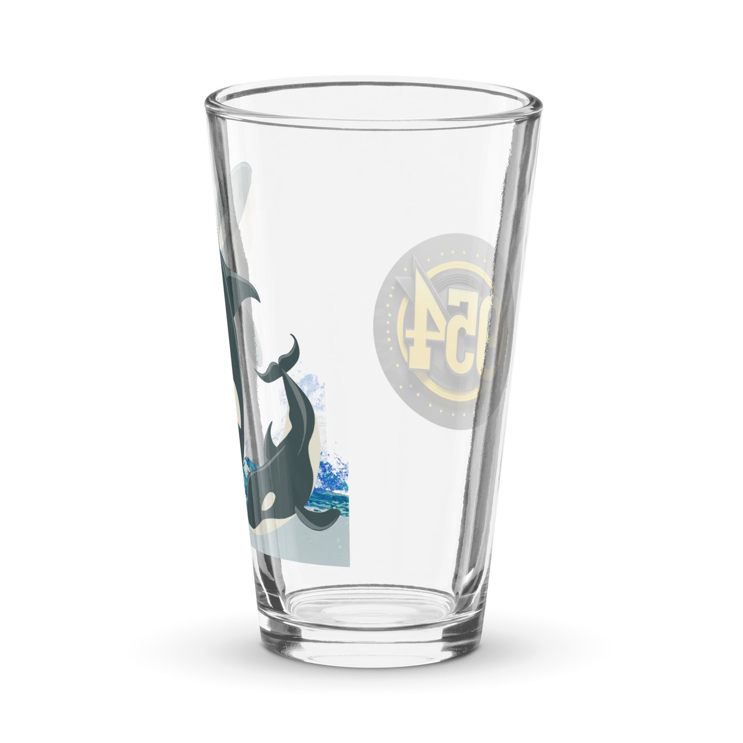 Whales 954 Signature Shaker pint glass