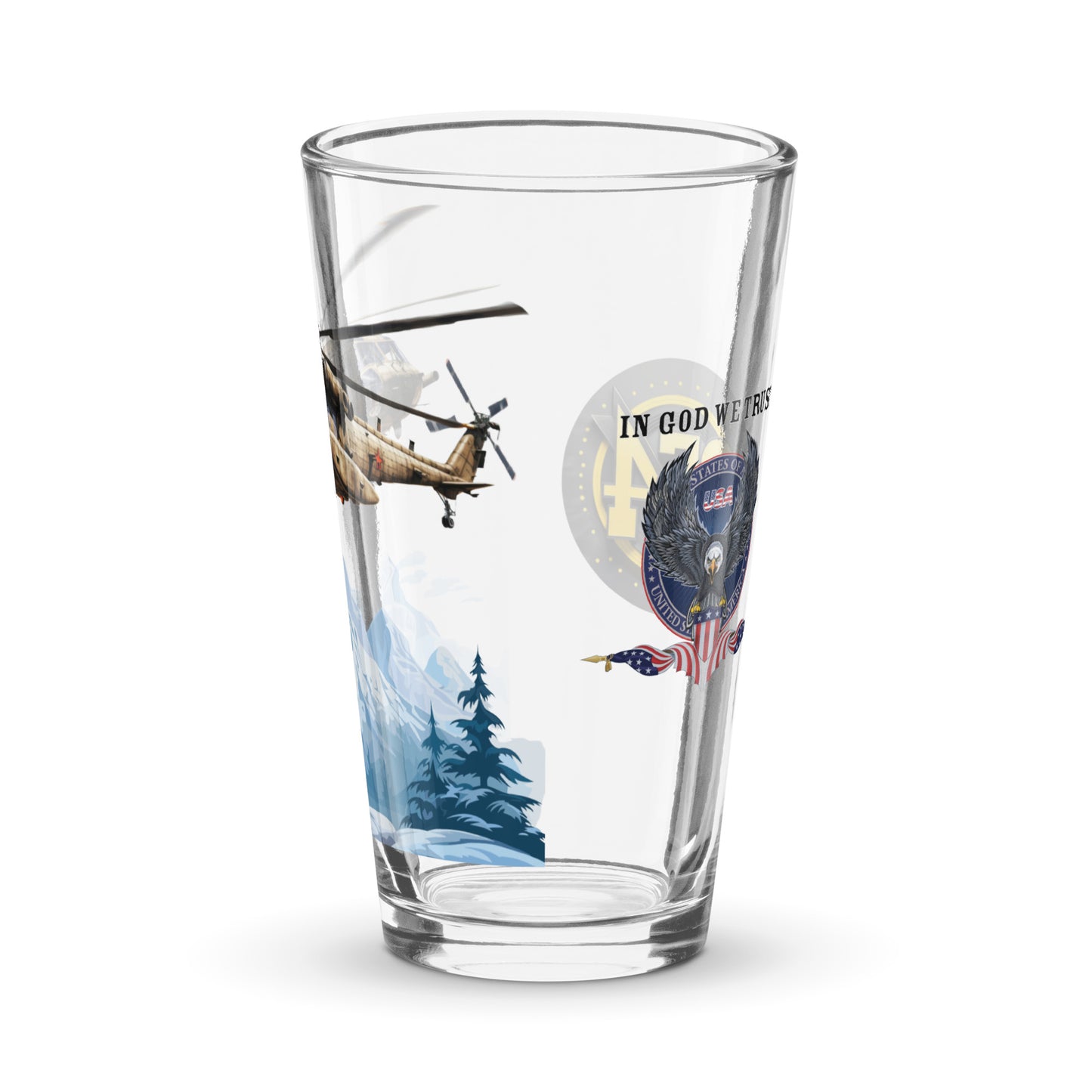 HELO 954 Signature Shaker pint glass