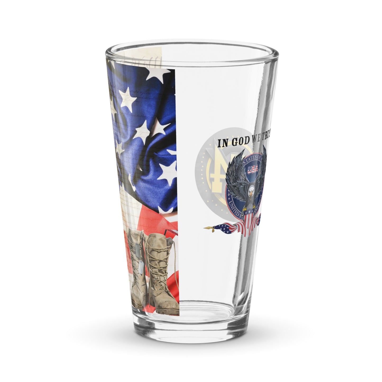 "We The People" 954 Signature Shaker pint glass