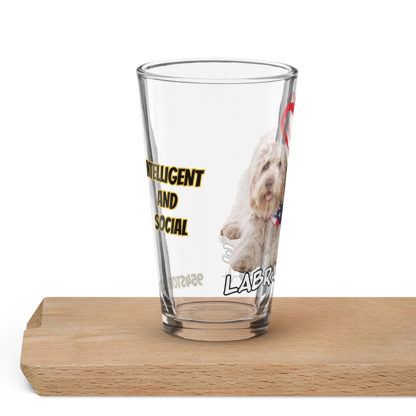 Labradoodles 954 Signature pint glass