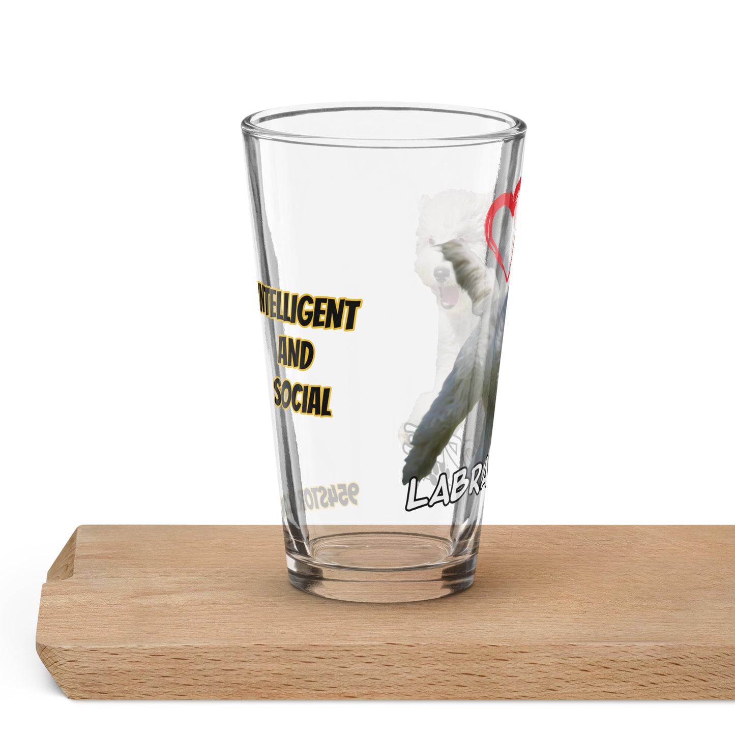 Labradoodle 954 Signature pint glass