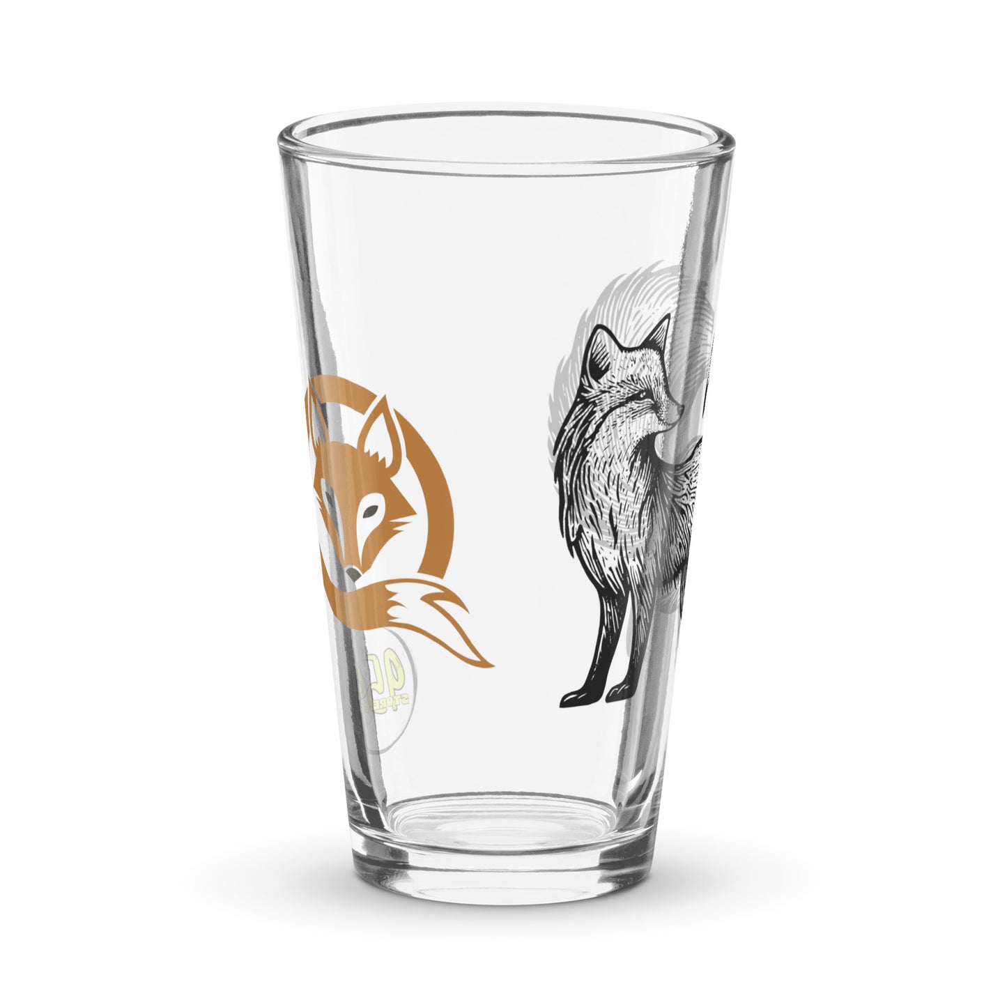 Fox Tail 954 Signature Shaker pint glass