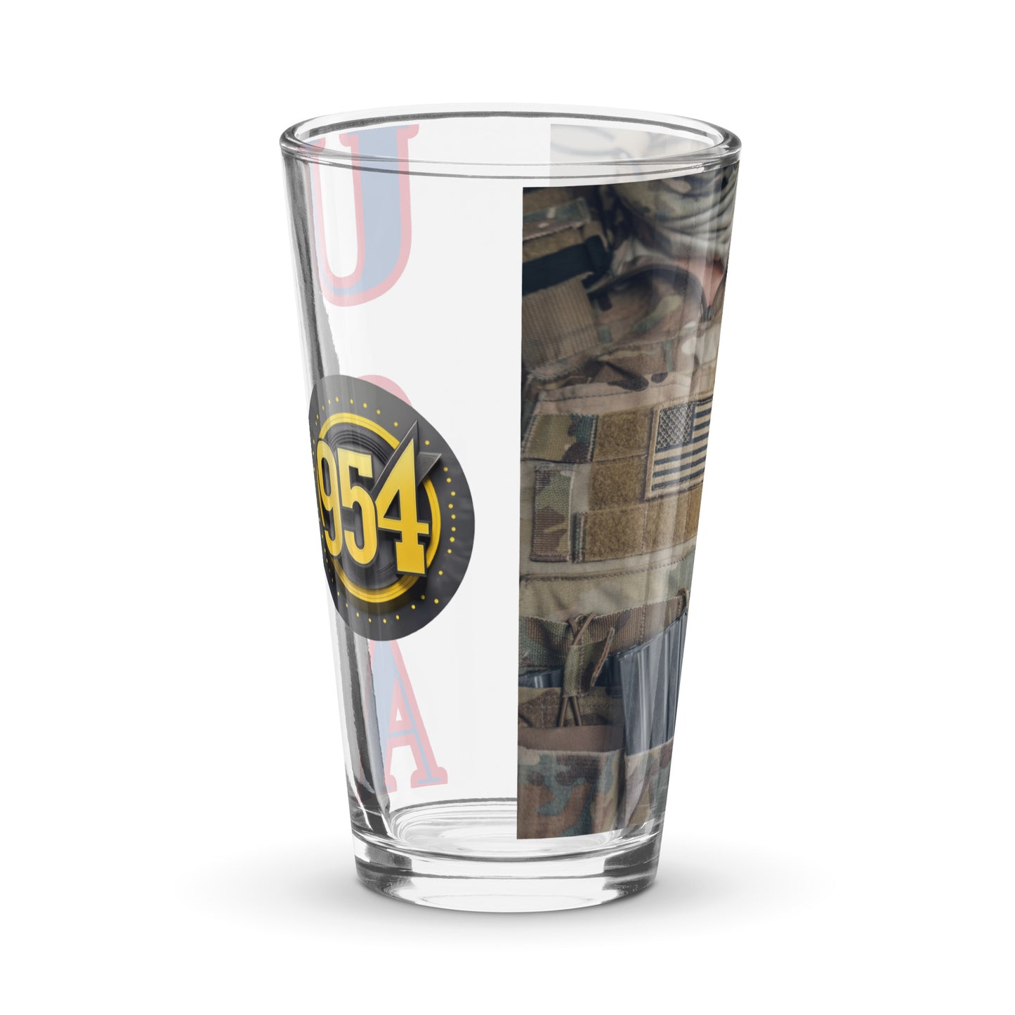 Uniform 954 Signature Shaker pint glass