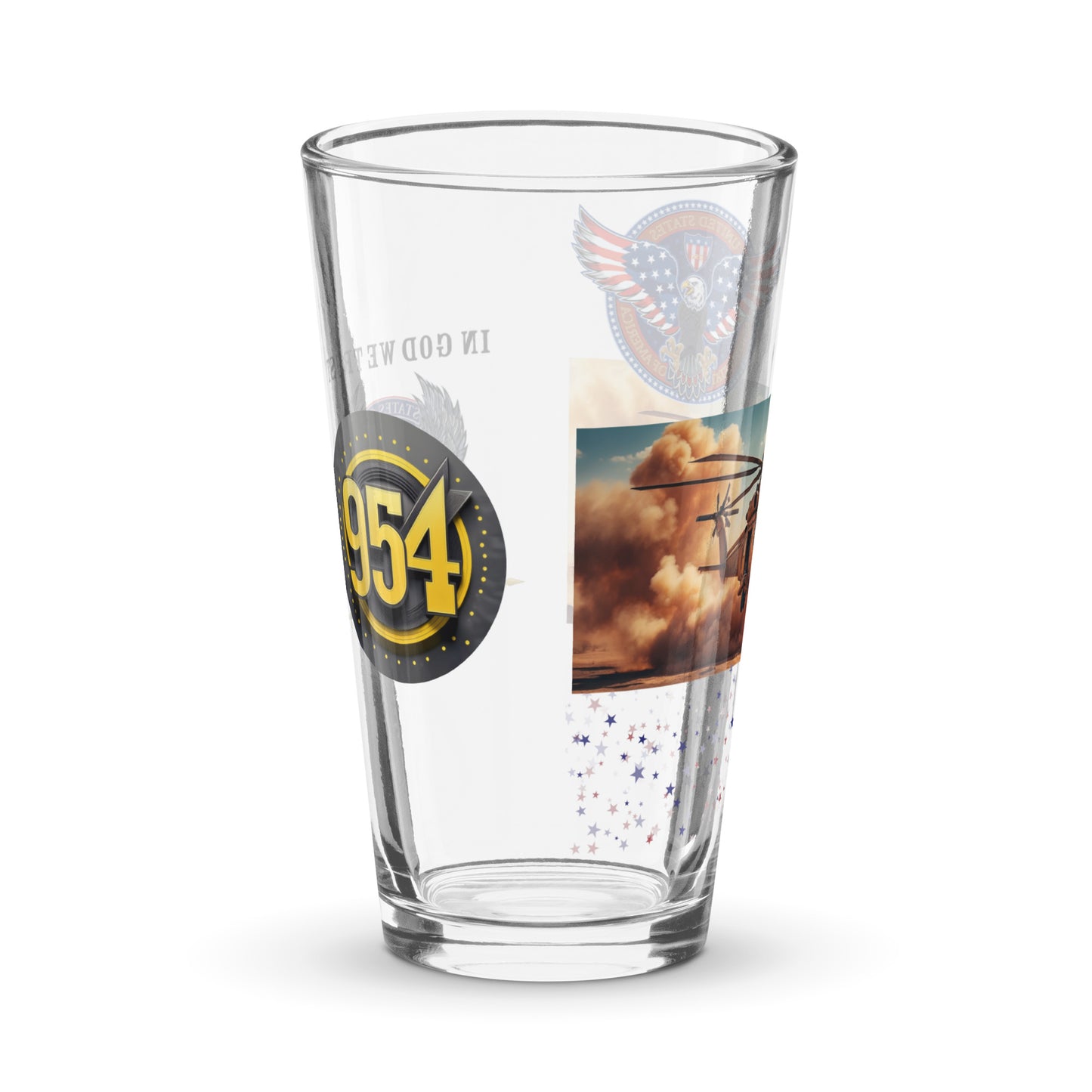 HELO 954 Signature Shaker pint glass