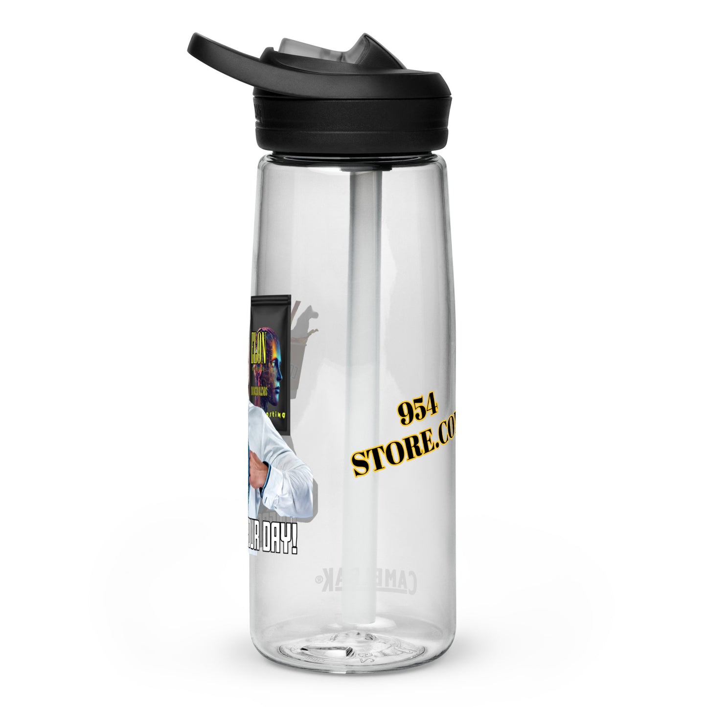 ELON Coffee 954 Signature Sports water bottle