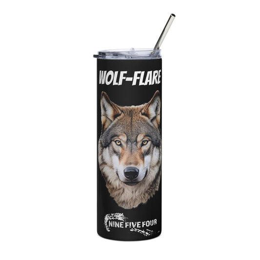 The Wolf-Flare 954 Signature Stainless steel tumbler