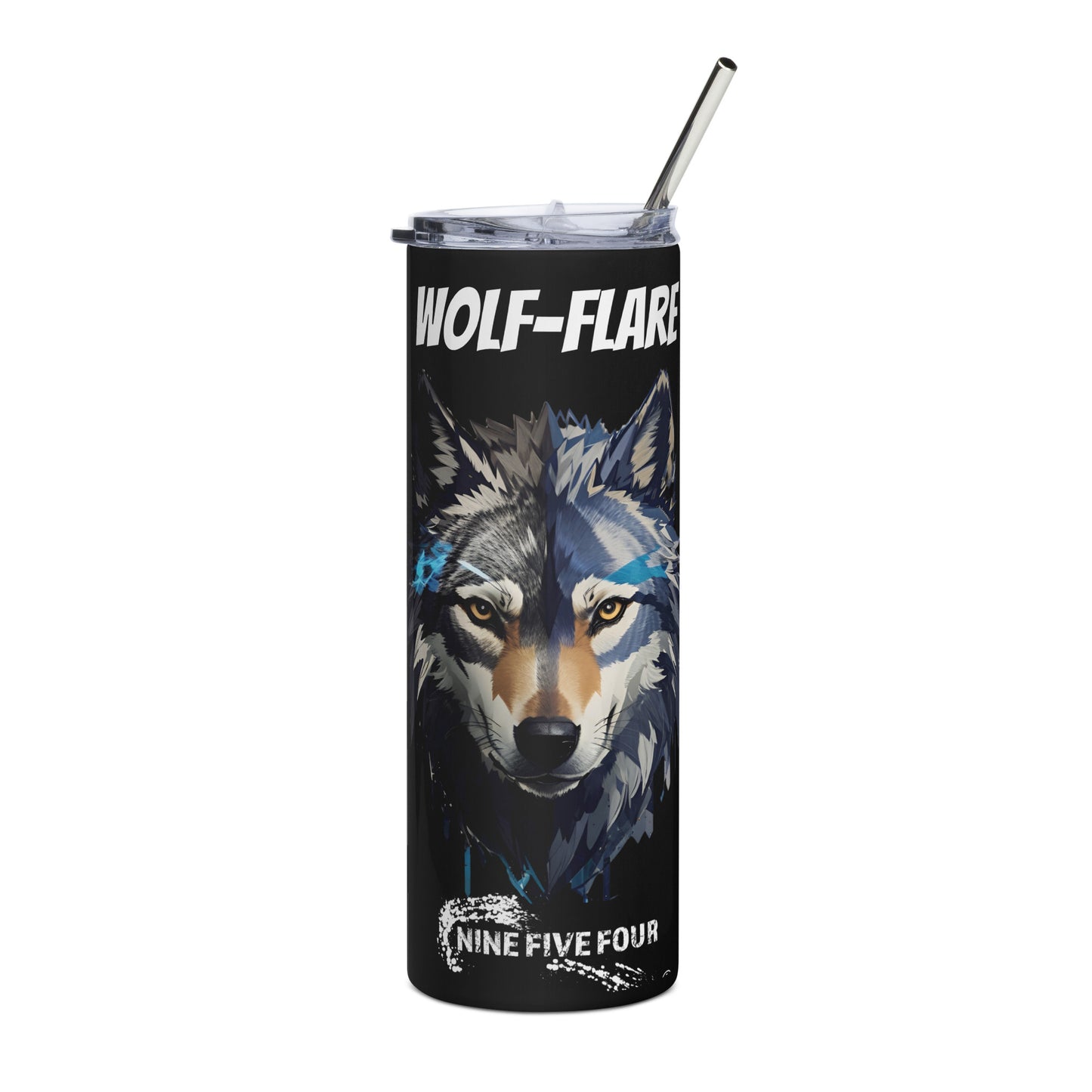 The Wolf-Flare 954 Signature Stainless steel tumbler