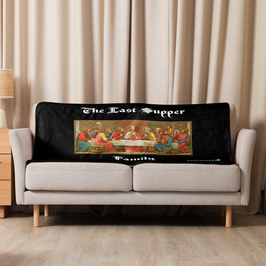 The Last Supper Sherpa blanket