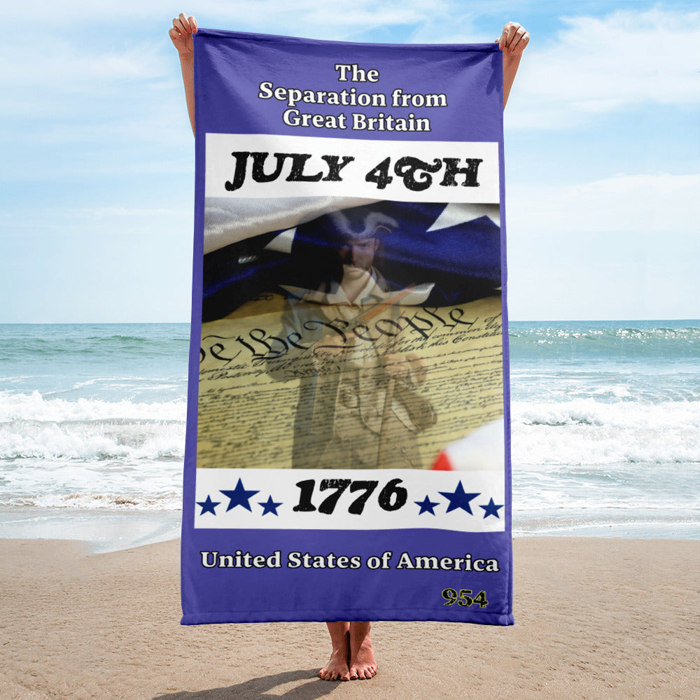 We the People 954 Signature Blue Towel