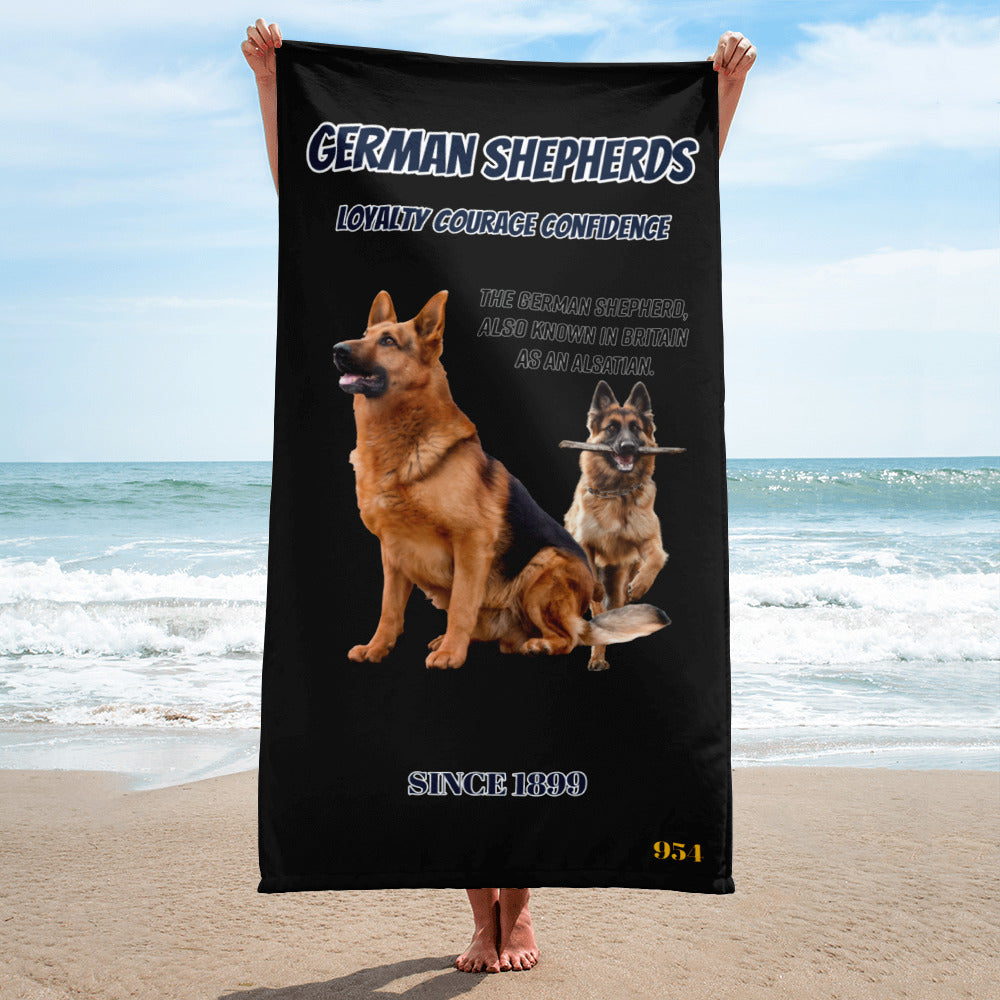 The German Shepherd 954 Signature Towel