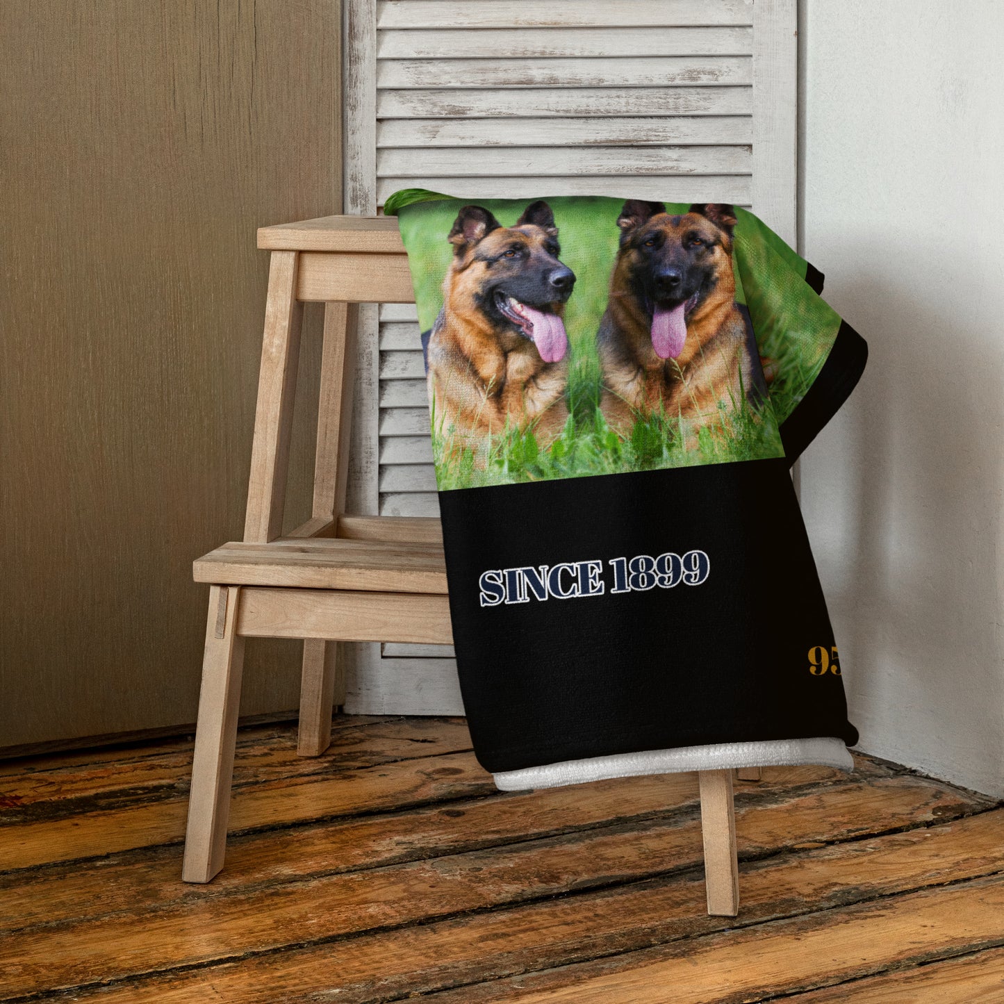 German Shepherd history 954 Signature Towel