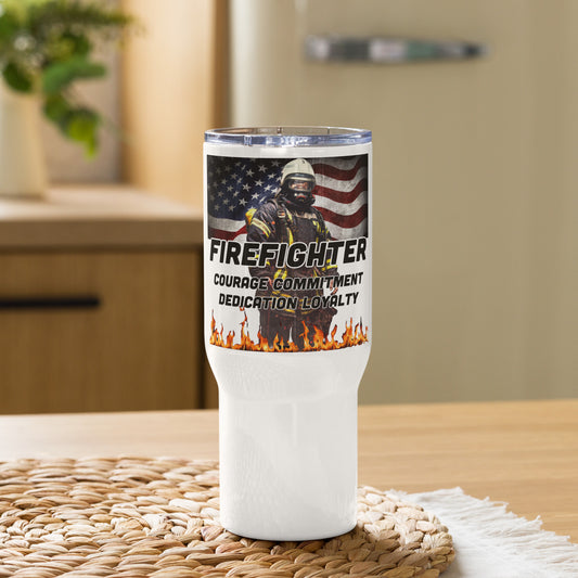 Firefighter 954 Travel mug with a handle