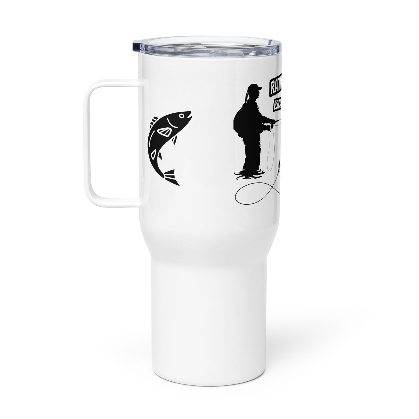 Rather be Fishing 954 Signature Travel mug with a handle