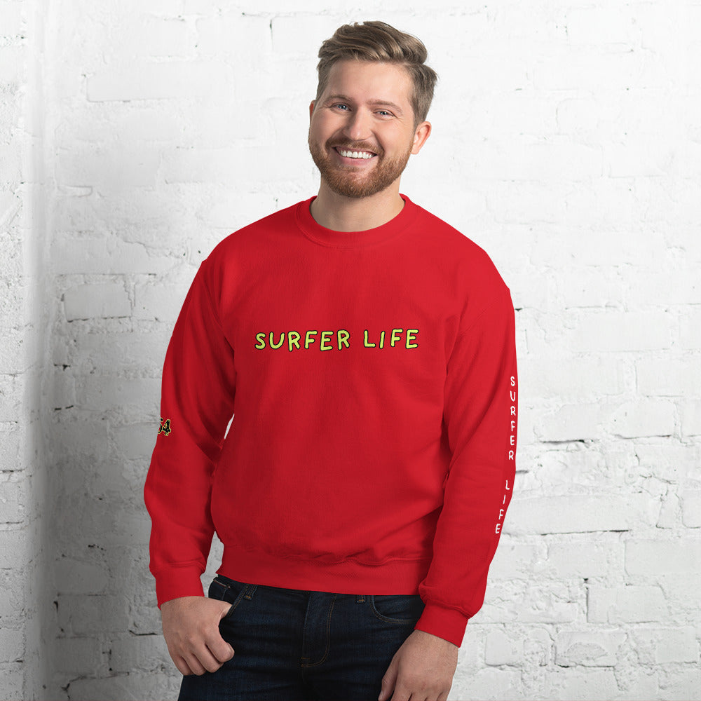 Surfer Life Barrel 954 Signature Unisex Sweatshirt