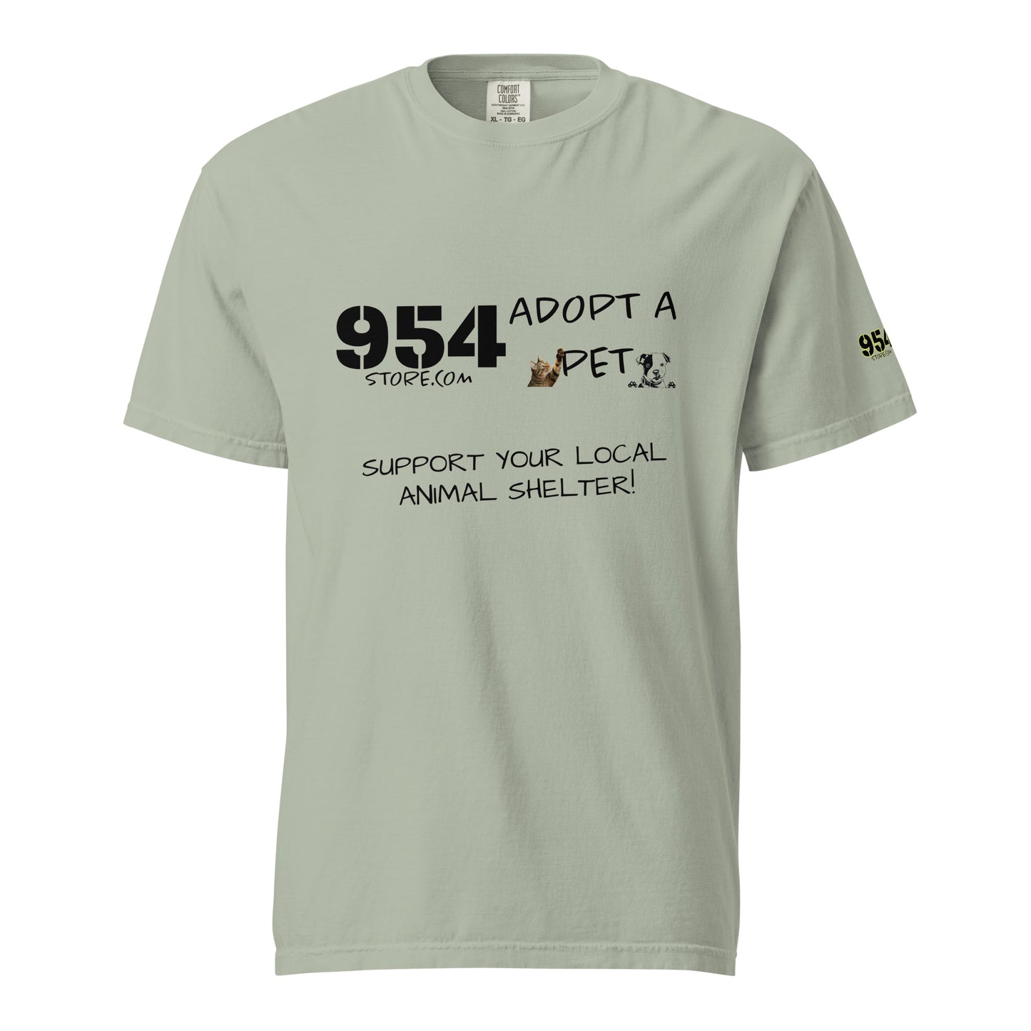 Adopt A Pet 954 Unisex garment-dyed heavyweight t-shirt