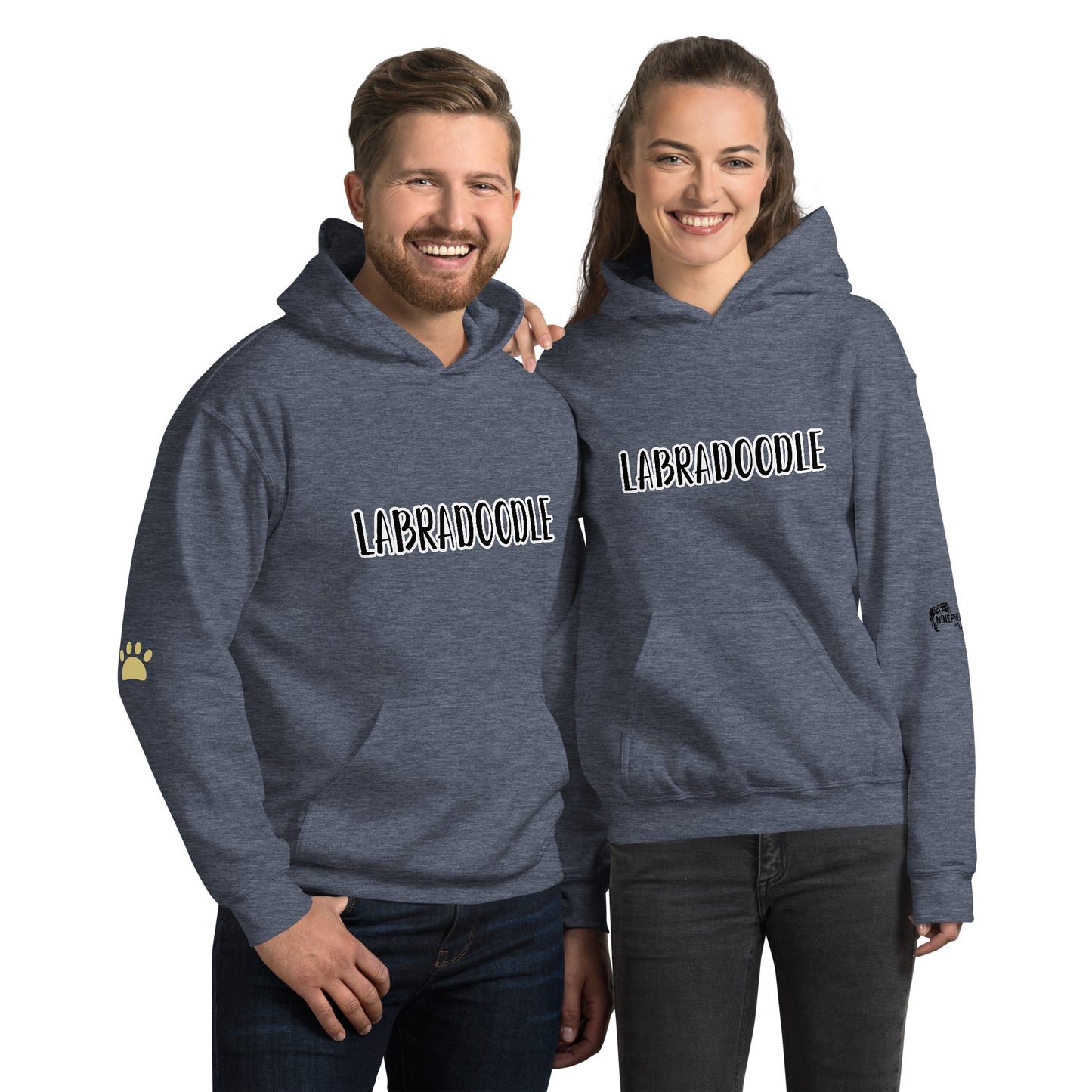 Labradoodle play 954 Signature Unisex Hoodie