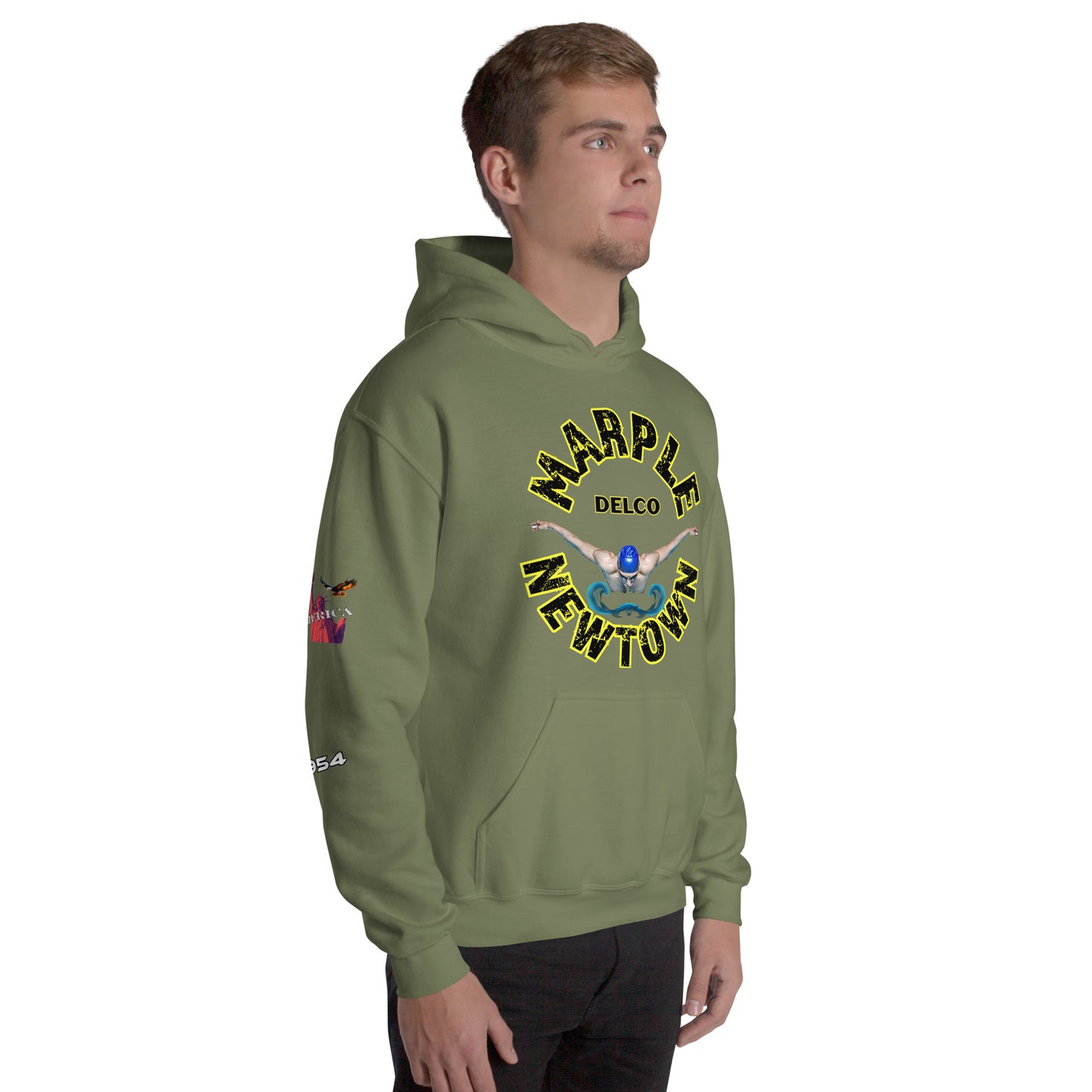 Swimmer DELCO 954 Signature Unisex Hoodie