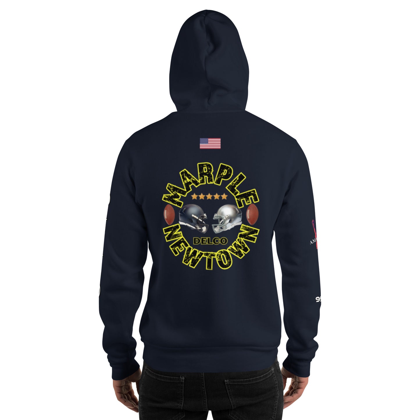 Marple DELCO Football 954 Signature Unisex Hoodie