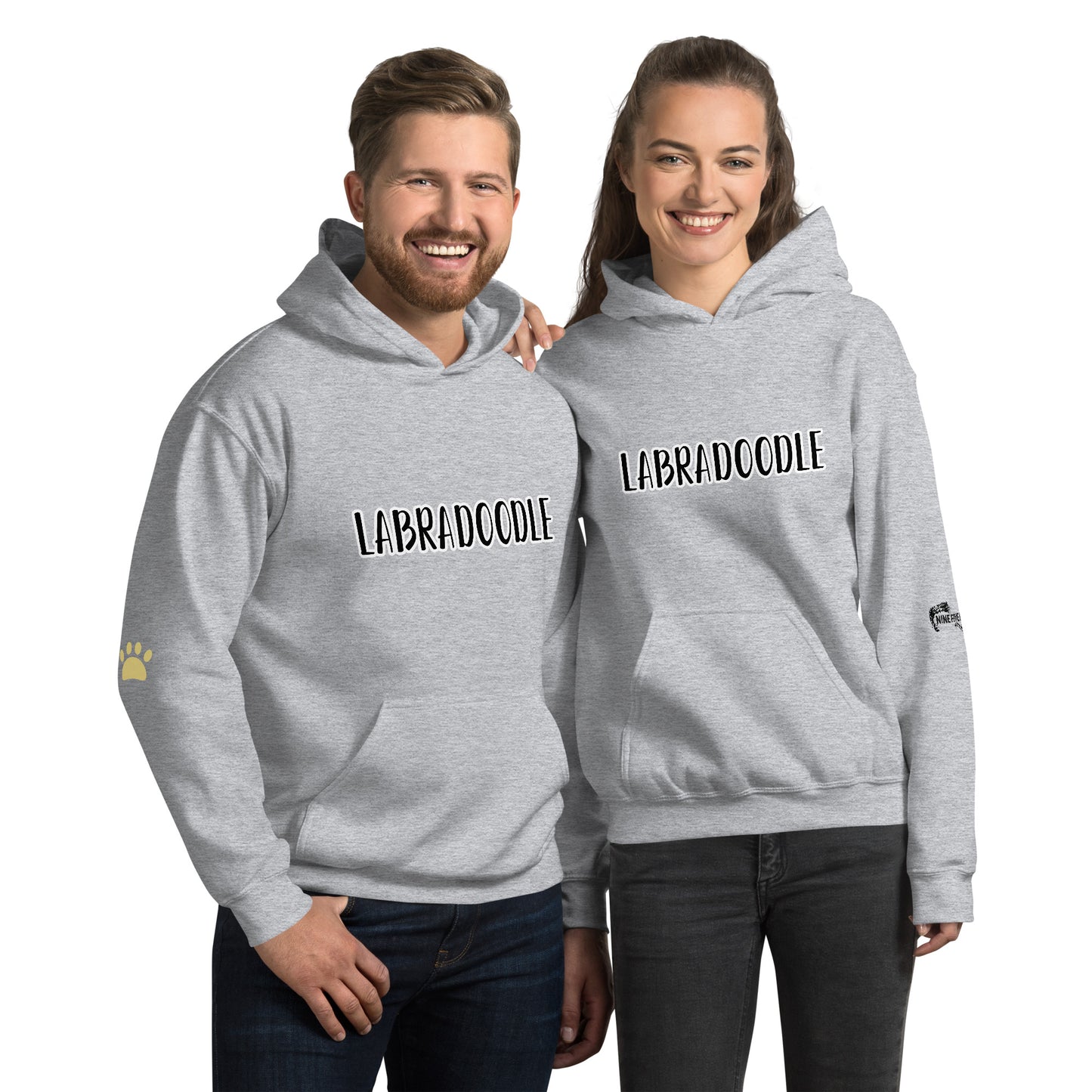 Labradoodle play 954 Signature Unisex Hoodie