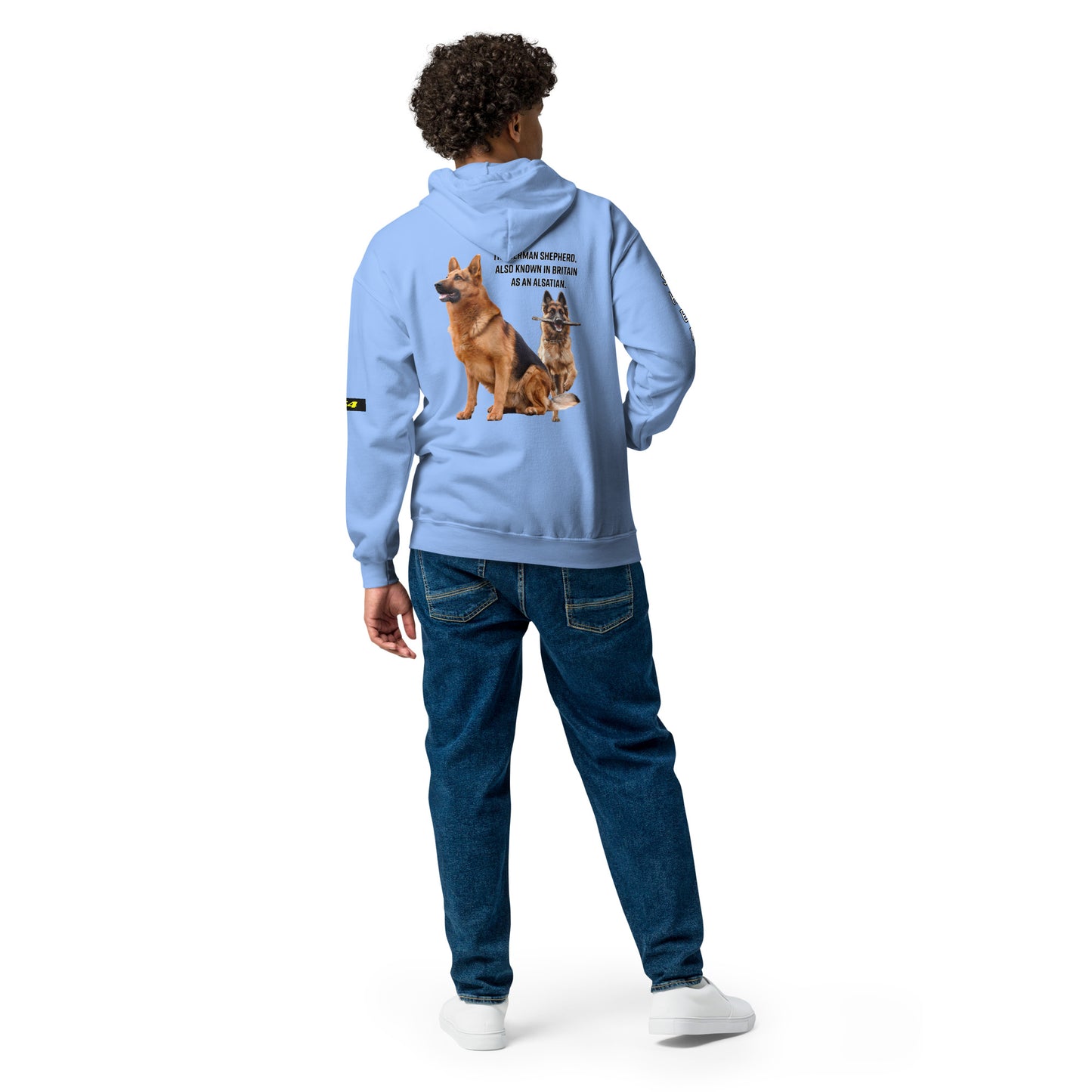 German Shepherd 954 Signature Unisex heavy blend zip hoodie