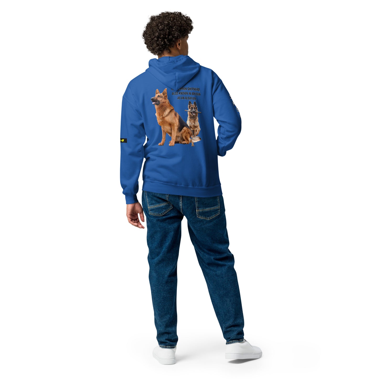 German Shepherd 954 Signature Unisex heavy blend zip hoodie