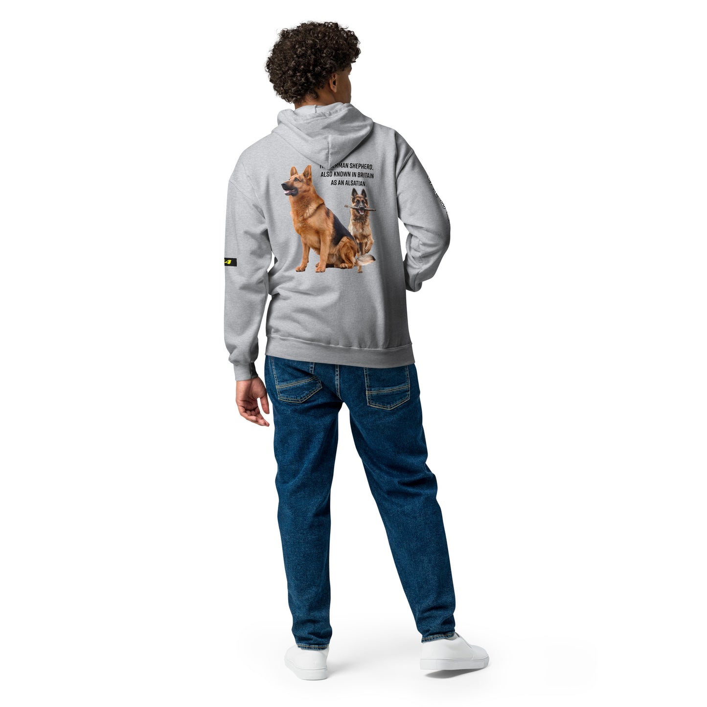 German Shepherd 954 Signature Unisex heavy blend zip hoodie