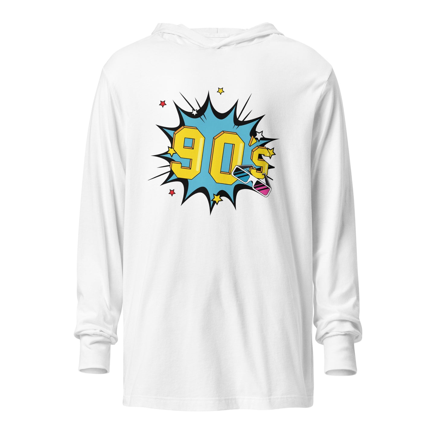 90's Movies 954 Hooded long-sleeve tee