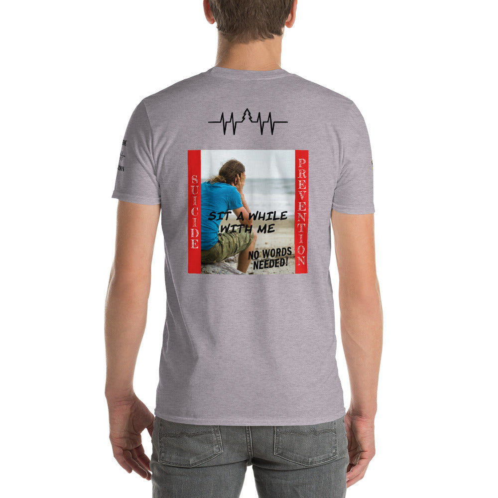 Sit with me a while 954 Signature Short-Sleeve T-Shirt