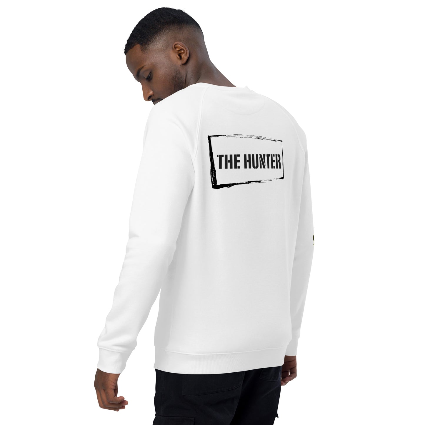 The Hunter 954 Siganture Unisex organic raglan sweatshirt