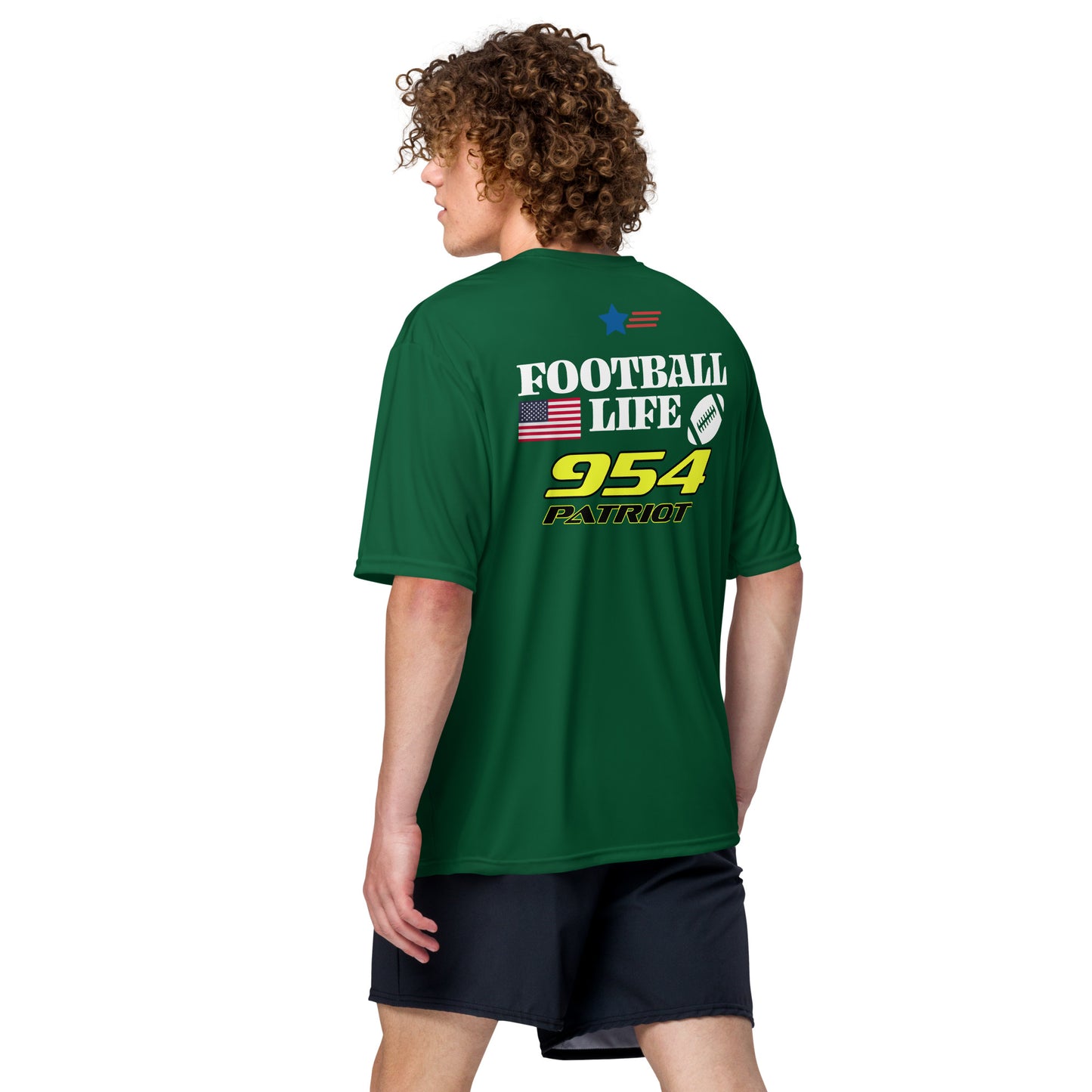 Football Life 954 Signature Unisex performance crew neck t-shirt