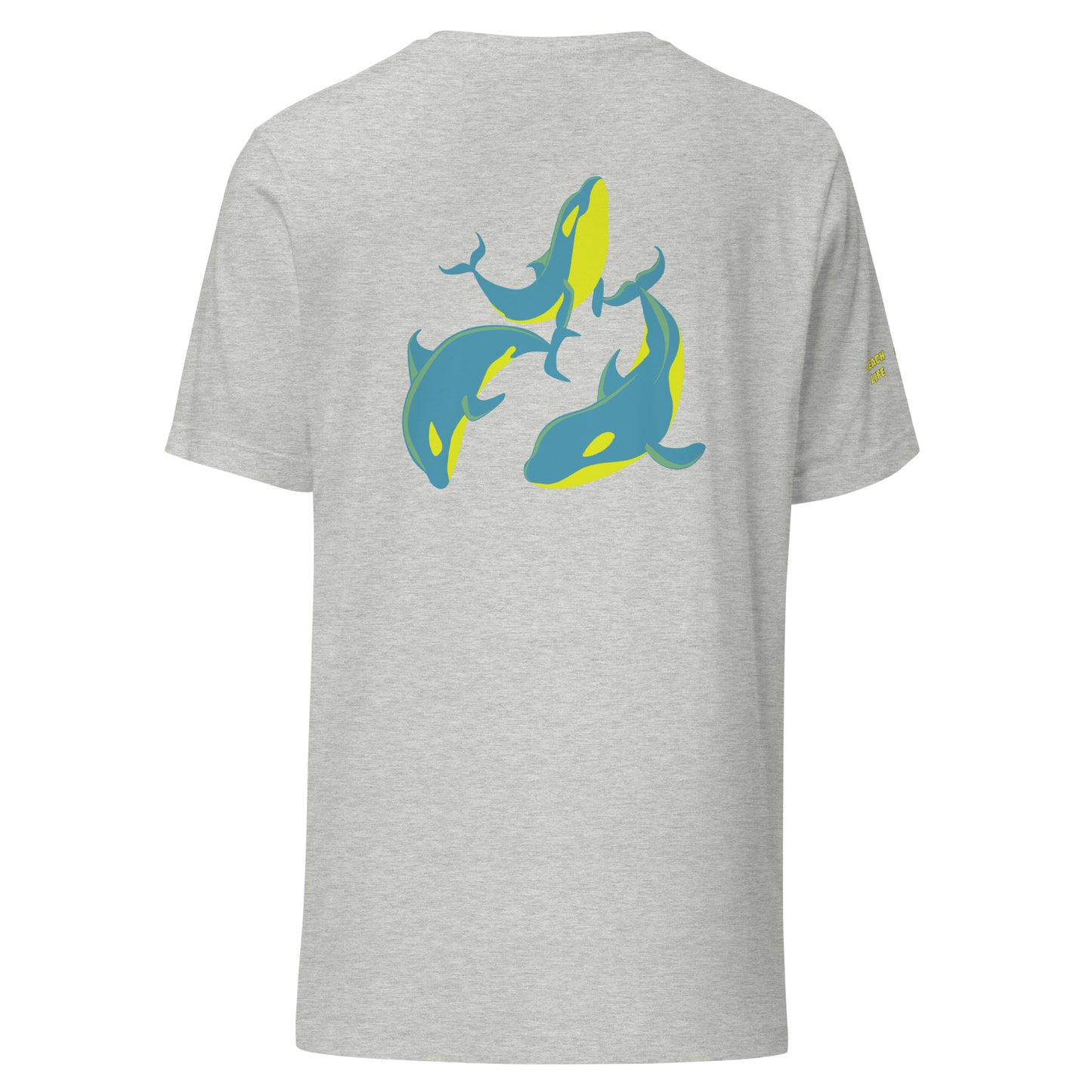 Beach Life Triple Dolphins 954 Signature Unisex t-shirt